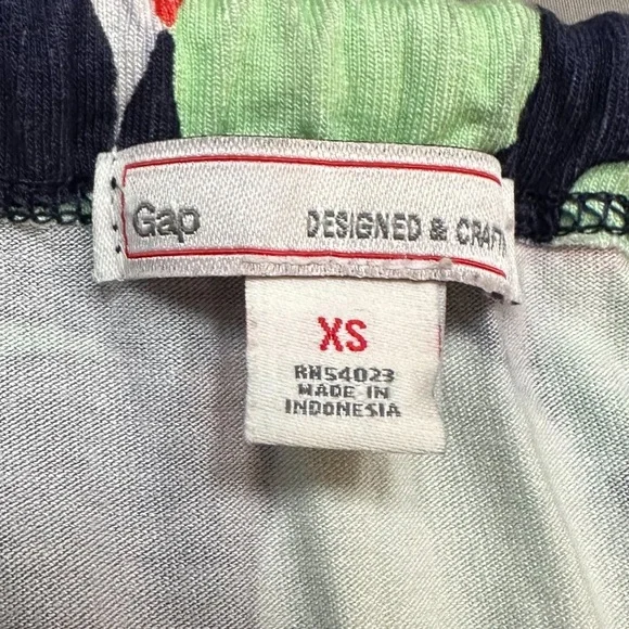 GAP colorful green navy pink soft and stretchy dress, XS. - Picture 5 of 8